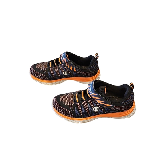 Champion Black and Orange Sneakers with Sporty Design - Picture 1 of 6